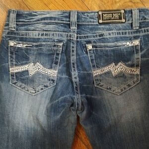 Gorgeous Miss Me Straight Jeans With 33" Inseam